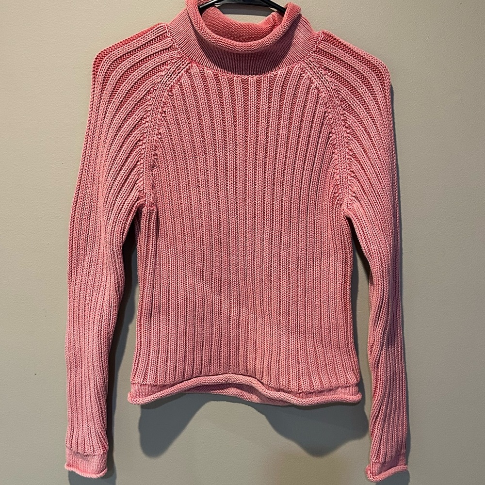 Faherty Sunwashed Cable Rolled Neck - image 2